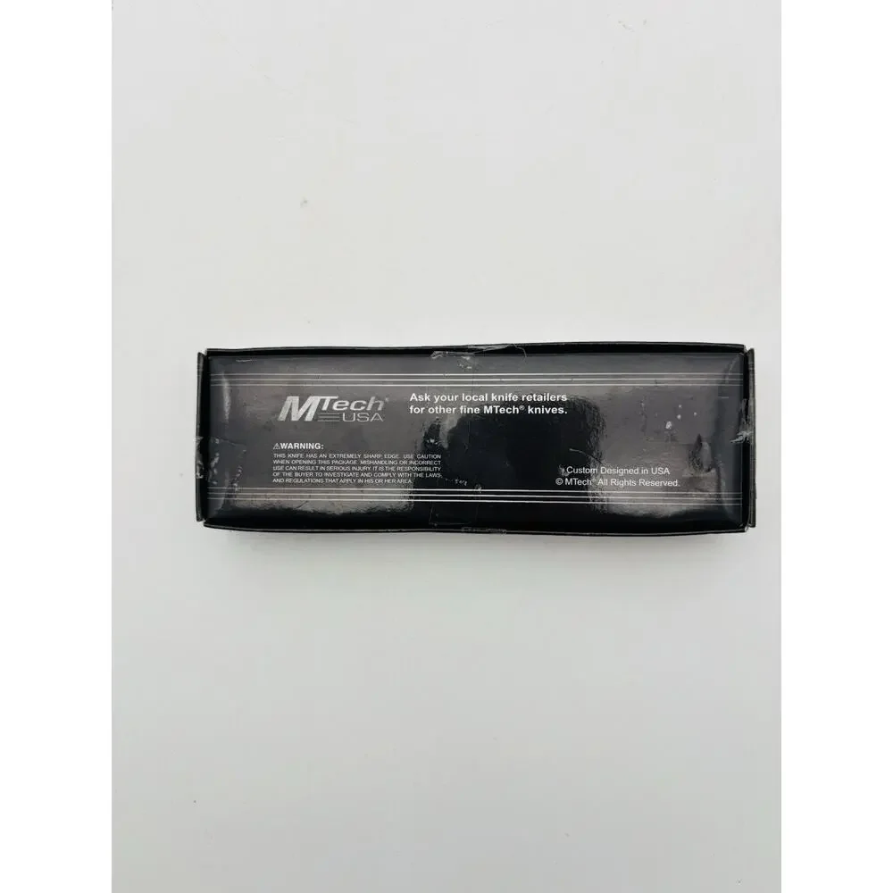 New Mtech Xtreme MX-A849AS American USA Flag Folding Stonewash Knife. New In Box